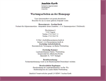 Tablet Screenshot of hausarztpraxis-kurth.de